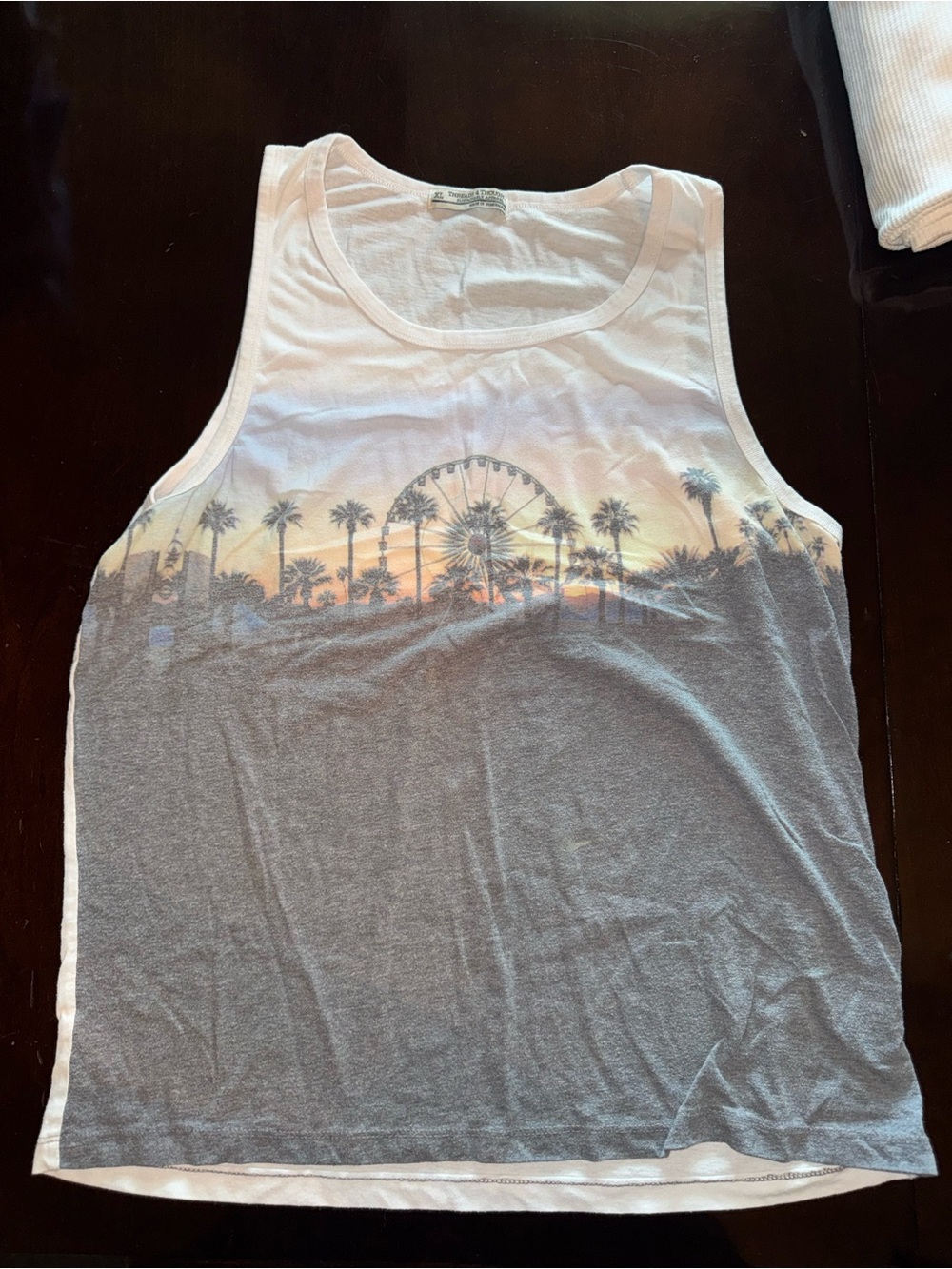 Threads 4 Thought White Scoop Neck Tank